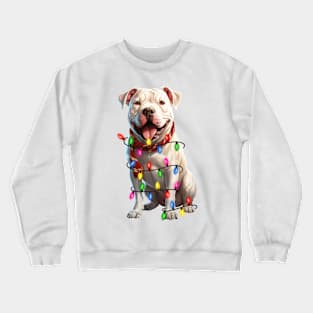 Christmas Dogo Argentino Crewneck Sweatshirt